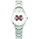 W[fB Y rv ANZT[ Mississippi State Bulldogs Unisex Stainless Steel Bracelet Wristwatch -