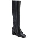 ダナ キャラン ニューヨーク レディース ブーツ シューズ Women's Cana Wide-Calf Boots Black Leather