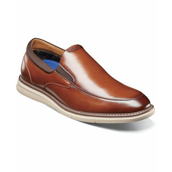ノンブッシュ メンズ スリッポン・ローファー シューズ Men's Chase Moc Toe Slip On Cognac Multi