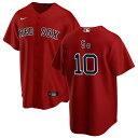 ナイキ メンズ ユニフォーム トップス Boston Red Sox Nike Alternate Replica Custom Jersey Red