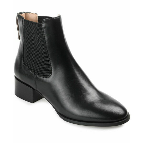 ジャーニーコレクション レディース ブーツ シューズ Women's Chayse Chelsea Booties Black