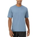 ヘインズ メンズ Tシャツ トップス Men's Performance Short Sleeve Tee Blue Dive