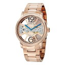 スターリング レディース 腕時計 アクセサリー Stainless Steel Rose Tone Case on Link Bracelet, Rose To...