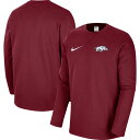 ナイキ メンズ パーカー・スウェットシャツ アウター Arkansas Razorbacks Nike Pullover Sweatshirt Cardinal