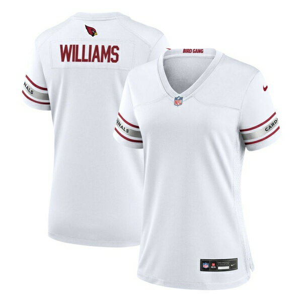 ナイキ レディース ユニフォーム トップス Arizona Cardinals Nike Women's Custom Game Jersey White