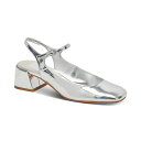 ドルチェヴィータ メンズ サンダル シューズ Women's Maggi Block-Heel Mary Jane Flats Silver Mirror Me...