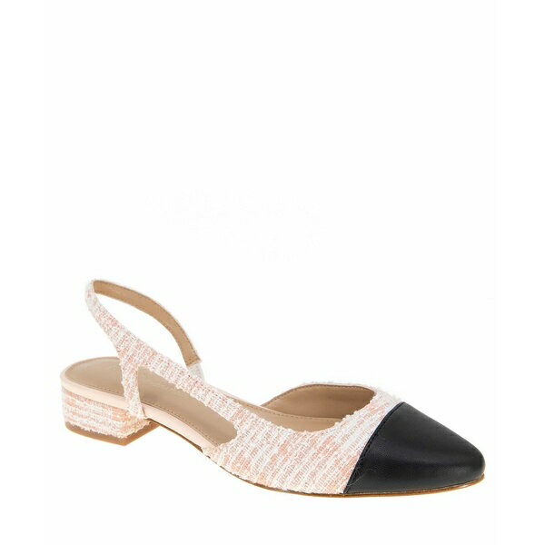 BCBジェネレーション レディース サンダル シューズ Women's Tillie Cap Toe Slingback Block Heel Pumps Pink Boucle/Black