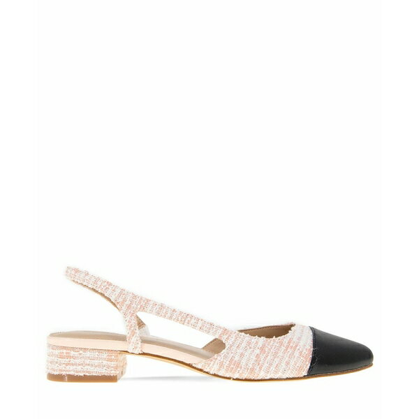 BCBジェネレーション レディース サンダル シューズ Women's Tillie Cap Toe Slingback Block Heel Pumps Pink Boucle/Black