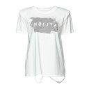 【送料無料】 ノリータ レディース Tシャツ トップス T-shirts White