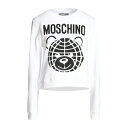 【送料無料】 モスキーノ レディース パーカー・スウェットシャツ アウター Sweatshirts White