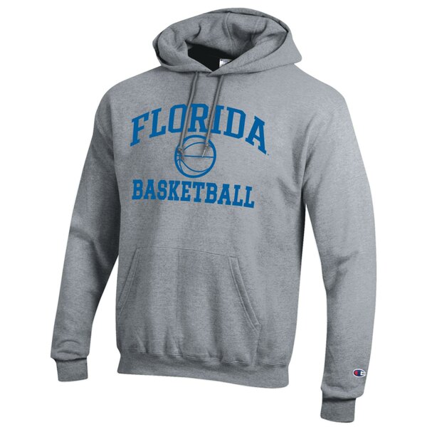 チャンピオン メンズ ジャケット＆ブルゾン アウター Florida Gators Champion Basketball Icon Pullover Hoodie Heather Gray