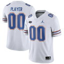 ジョーダン メンズ ユニフォーム トップス Florida Gators Jordan Brand PickAPlayer NIL Replica Football Jersey White