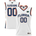 ゲームデイグレーツ メンズ ユニフォーム トップス Florida Gators Unisex NIL PickAPlayer Lightweight Men's Basketball Jersey White