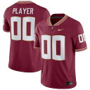 ナイキ メンズ ユニフォーム トップス Florida State Seminoles Nike 2023 PickAPlayer NIL Football Game Jersey Garnet