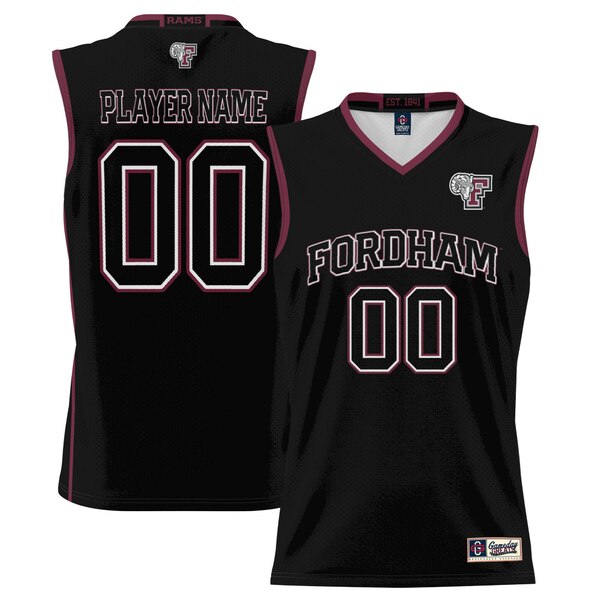 ゲームデイグレーツ メンズ ユニフォーム トップス Fordham Rams GameDay Greats Men's NIL PickAPlayer Lightweight Basketball Jersey Black 1