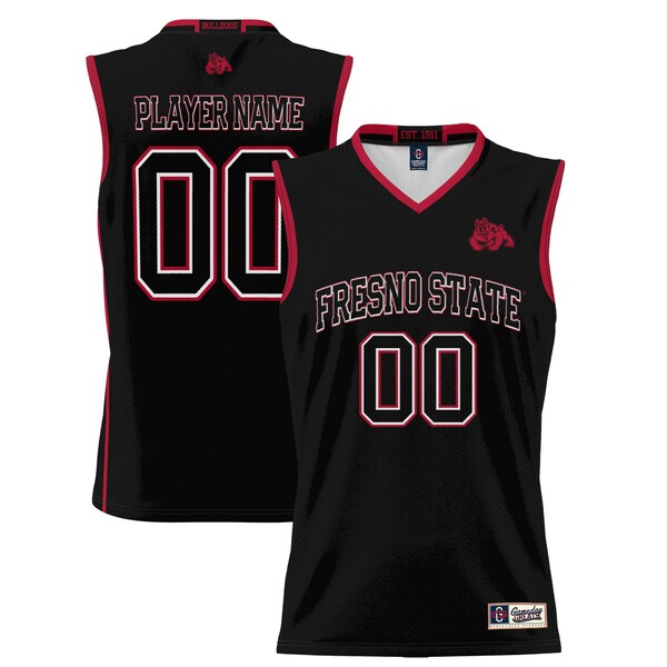 ゲームデイグレーツ メンズ ユニフォーム トップス Fresno State Bulldogs GameDay Greats Unisex Lightweight NIL PickAPlayer Basketball Jersey Black