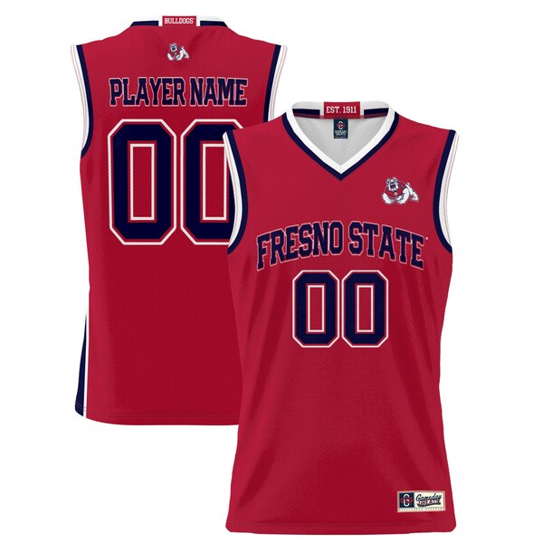 ゲームデイグレーツ メンズ ユニフォーム トップス Fresno State Bulldogs GameDay Greats Unisex Lightweight NIL PickAPlayer Basketball Jersey Red