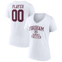 ファナティクス レディース Tシャツ トップス Fordham Rams Fanatics Branded Women 039 s Women 039 s Soccer PickAPlayer NIL Gameday Tradition VNeck T Shirt White