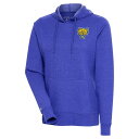 アンティグア レディース パーカー・スウェットシャツ アウター Fort Valley State Wildcats Antigua Women's Action Pullover Hoodie Heather Royal