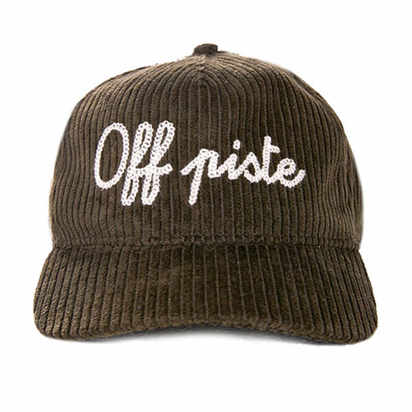 エムシーツーセイントバース レディース 帽子 アクセサリー Olive Green Baseball Corduroy Cap Off Pi..