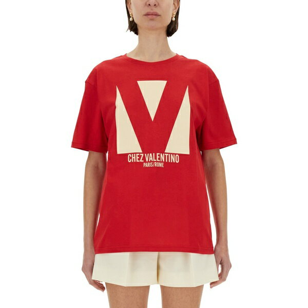 レッドバレンティノ レディース Tシャツ トップス T-shirt レッド ヴァレンティノ RED VALENTINO Tシャツ トップス レディース