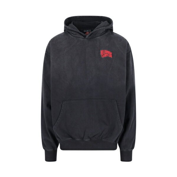 ビリオネア メンズ パーカー・スウェットシャツ アウター "small Arch" Hoodie Black