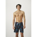 サンタクルーズ メンズ サンダル シューズ DRESSEN ROSE CREW ONE - Swimming shorts - black