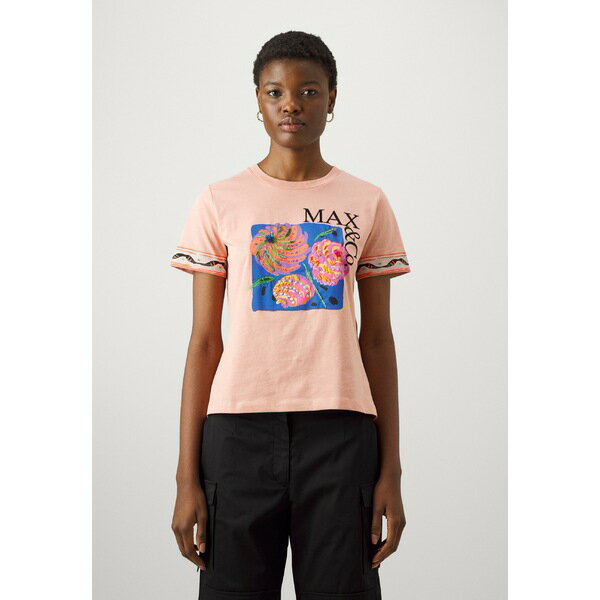 マックス アンド コー レディース Tシャツ トップス CALIBRI - Print T-shirt - intensiv rosa