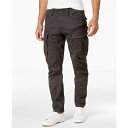 ジースター メンズ カジュアルパンツ ボトムス Men's Rovic Zip 3D Straight Tapered Cargo Pant Raven