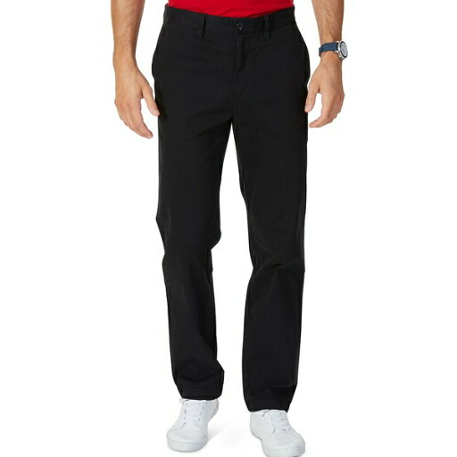 ナウティカ メンズ カジュアルパンツ ボトムス Men's Classic-Fit Stretch Solid Flat-Front Chino Deck Pants True Black ナウティカ メンズ カジュアルパンツ ボトムス Men's Classic-Fit Stretch Solid Flat-Front Chino Deck Pants True Black