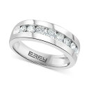 エフィー コレクション レディース リング アクセサリー EFFY® Men's Diamond Band (1 ct. t.w.) White Gol...