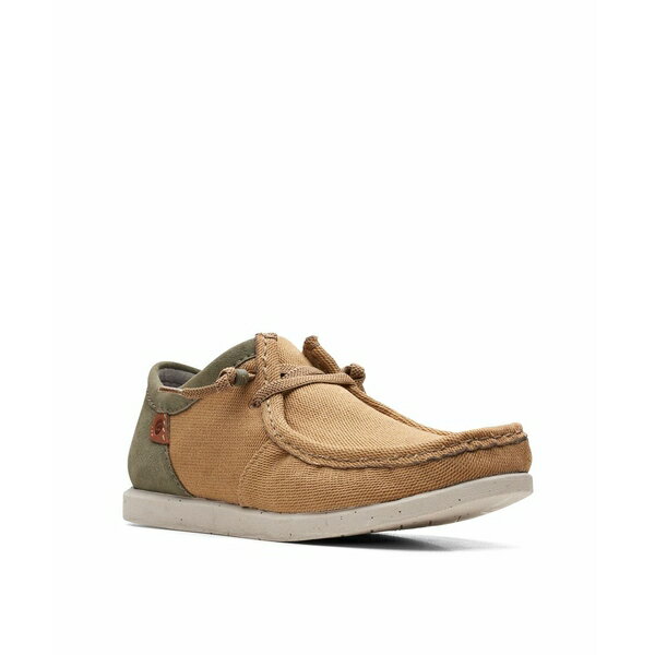クラークス メンズ スリッポン・ローファー シューズ Men's ShacreLite Moc Slip On Shoes Dark Sand