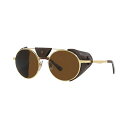 ペルソル レディース サングラス&アイウェア アクセサリー Unisex Polarized Sunglasses, PO2496SZ 52 Gold-Tone...