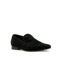 スティーブ マデン メンズ スリッポン・ローファー シューズ Men's Lifted Slip-On Loafer Shoes Black Velvet(4)