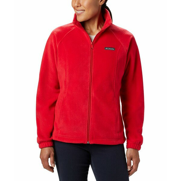 コロンビア レディース ジャケット＆ブルゾン アウター Women's Benton Springs Fleece Jacket Red Lily