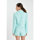 イングリッシュファクトリー レディース ジャケット＆ブルゾン アウター Women 039 s Textured Double Breasted Blazer Mint