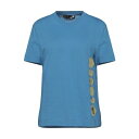 【送料無料】 ラブ モスキーノ レディース Tシャツ トップス T-shirts Slate blue