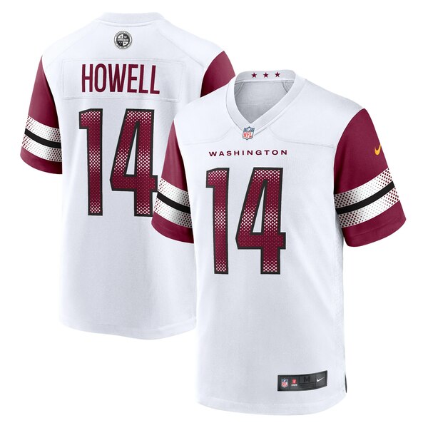 ナイキ メンズ ユニフォーム トップス Sam Howell Washington Commanders Nike Team Game Jersey White