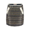 ヴァレンティノ レディース スカート ボトムス Tweed Party Mini Skirt Blu