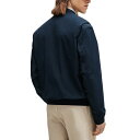 ヒューゴ・ボス コート メンズ ヒューゴボス メンズ ジャケット＆ブルゾン アウター Men's Water-Repellent Jacket Dark Blue