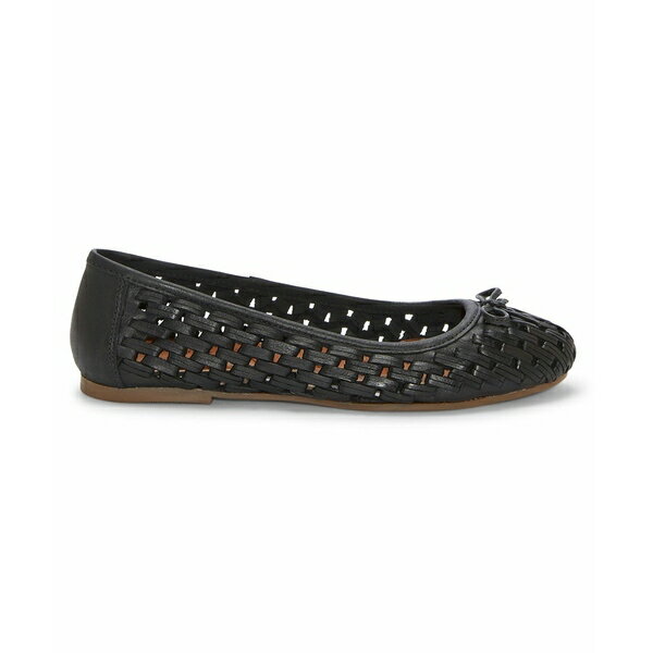 å֥ ǥ  塼 Women's Mogeni Woven Ballet Flats Black Leather