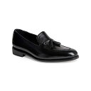 アンソニー ヴィア メンズ スリッポン・ローファー シューズ Men's Kennedy Tassel Loafer Lace-Up Goodyear Dress Shoes Black(4)