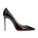 Christian Louboutin クリスチャン ルブタン メンズ スニーカー 【Christian Louboutin Kate 100mm Pump】 サイズ EU_37(22.0cm) Black Patent Leather