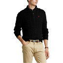 ラルフローレン メンズ ニット&セーター アウター Cable Quarter Zip Knit Jumper Polo Black
