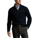 ラルフローレン メンズ ニット&セーター アウター Cable Quarter Zip Knit Jumper Hunter Navy