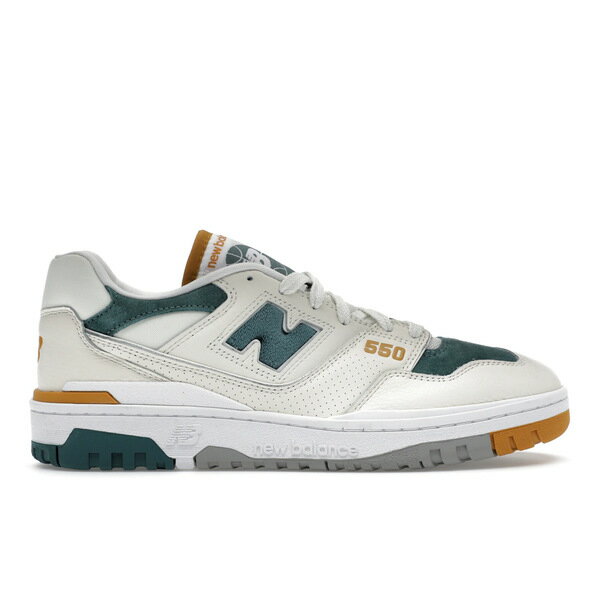 New Balance ニューバランス メンズ スニーカー 【New Balance 550 Green Mustard】 サイズ US_9(27.0cm) White/Green/Mustard
