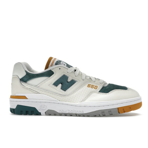 New Balance ニューバランス メンズ スニーカー 【New Balance 550 Green Mustard】 サイズ US_9(27.0cm) White/Green/Mustard