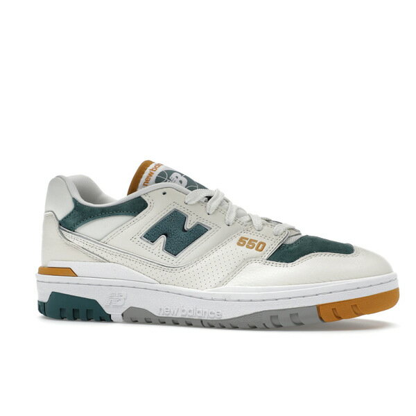 New Balance ニューバランス メンズ スニーカー 【New Balance 550 Green Mustard】 サイズ US_9(27.0cm) White/Green/Mustard