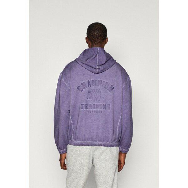 チャンピオン メンズ パーカー・スウェットシャツ アウター GYM LIFESTYLE FULL ZIP HOODIE - Zip-up sweatshirt - dark purple