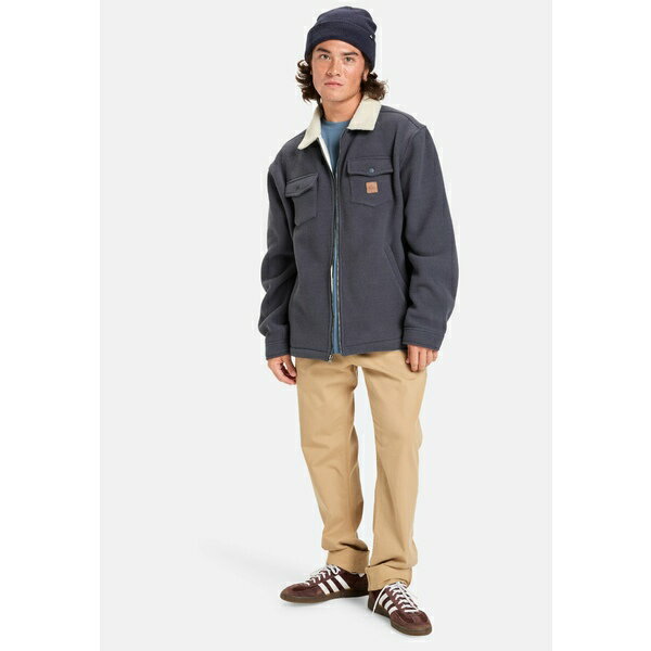 クイックシルバー メンズ パーカー・スウェットシャツ アウター Fleece jacket - india ink